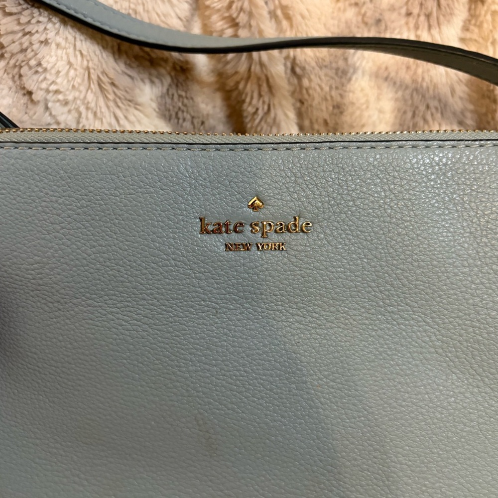 kate♠️spade New York Leather Crossbody Bag in Baby Blue